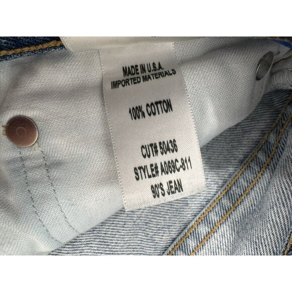 Agolde 90s mid rise loose fit jeans in Fallout wash Size 24 - Picture 9 of 10